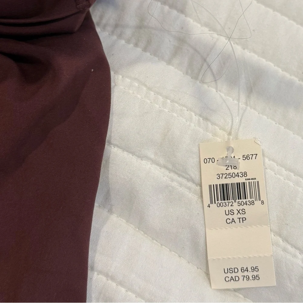 NWT Aerie Offline Real Me Xtra 7/8 Legging Burgundy Sz XS - Picture 8 of 9